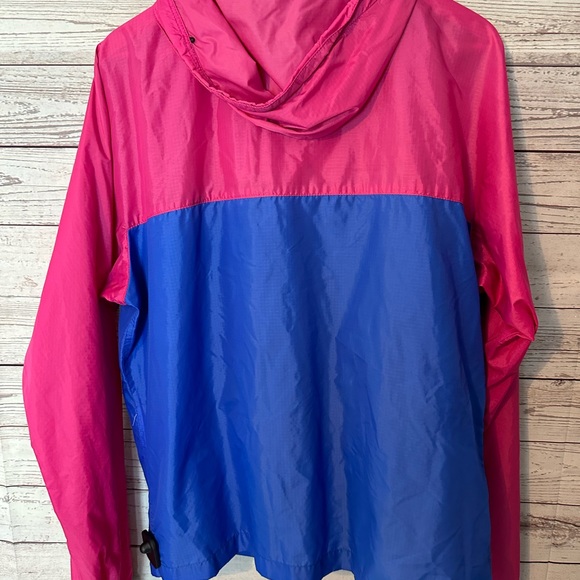Patagonia Womens Size Medium 1/4 Jacket Long Sleeve Pink & Blue Adjustable Cuffs - Picture 2 of 8